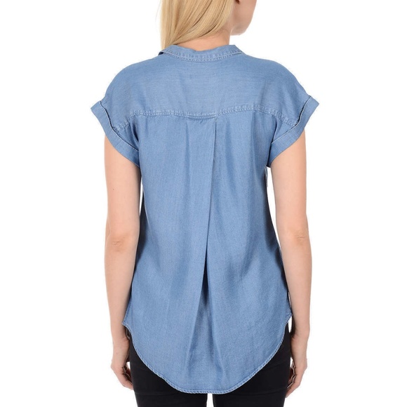 Jachs Ladies Girlfriend Short Sleeve Tencel Blouse - Picture 2 of 4